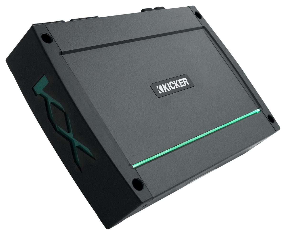 Kicker 48KXMA5004 500 Watt 4-Channel Marine Boat Amplifier Class D Amp KXMA500.4