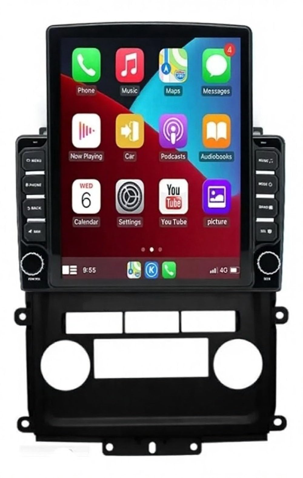 4+64GB Android 15 8-core Radio Stereo for Nissan Frontier Xterra 2009-2012 with Wireless Apple Carplay Android Auto 9.7" Touchscreen with Free Backup Camera GPS Navigation FM RDS DSP Head Unit