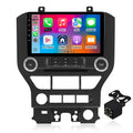 4 Core 32G Android 14 Double Din Car Stereo for Ford Mustang 2015-2020 with 9 Inch Touchscreen Radio Built-in Wireless Carplay/Android Auto/GPS/Bluetooth/FM/AUX/Steering Wheel Controls/Backup Camera