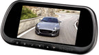 Voyager VOM74MM Rearview Mirror Monitor, 7inch TFT LCD Display w/ Highly-reflective Glass Surface Serving as When Back-Up Camera is not Active, 3 Inputs, Built-In Speaker Black (Renewed)