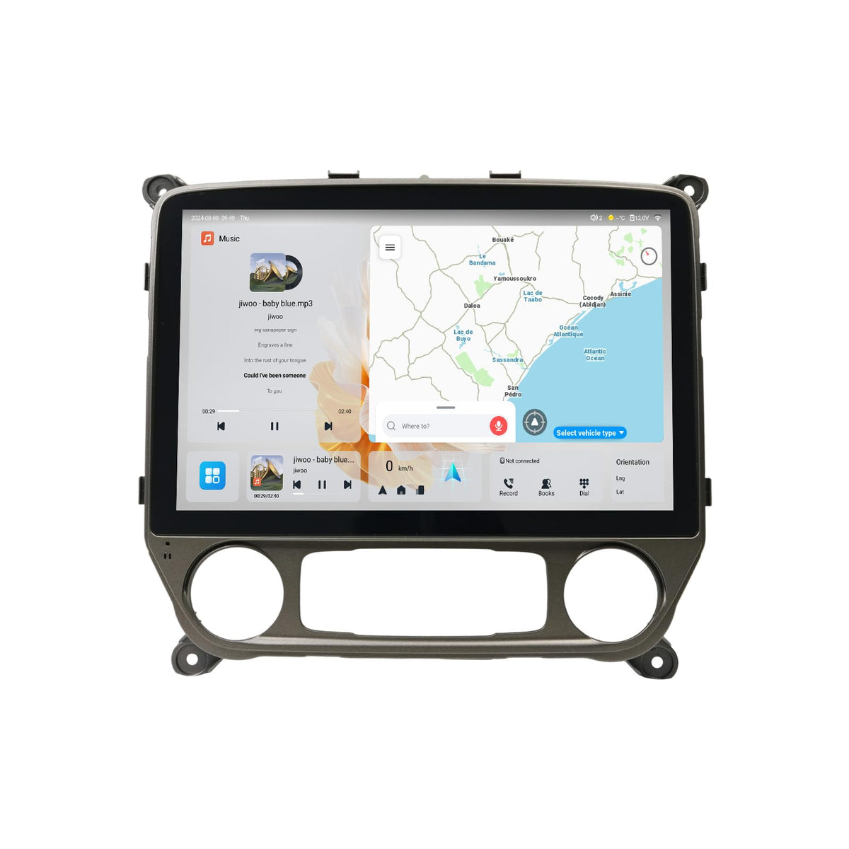 12" QLED Android Car Stereo for Chevy Silverado & GMC Sierra 2014-2019