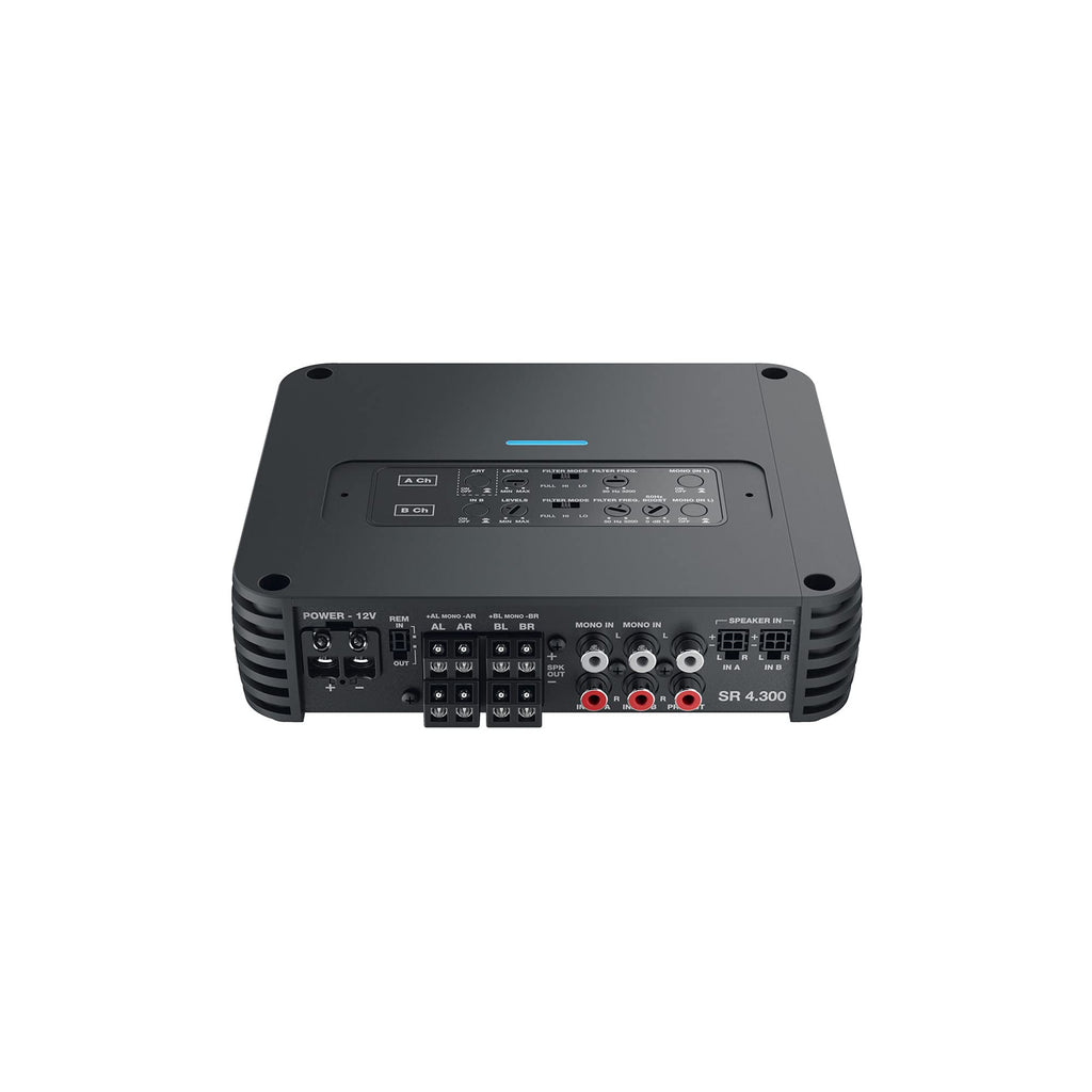 Audison SR 4.300 D-Class 4-Channel Amplifier 130 Wrms X 4 At 2-Ohms