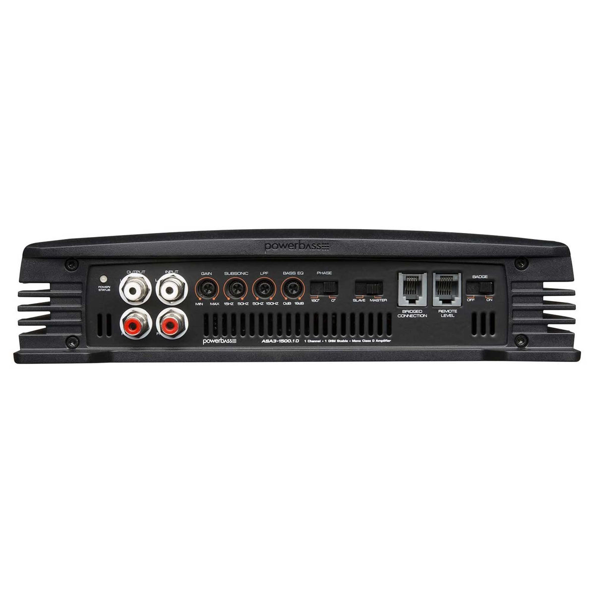 Powerbass Asa3-1500.1D 1500W Class D Amplifier (ASA31500.1D)