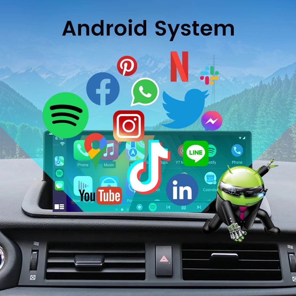 for Lexus CT 200 2011-2017 10.25" Octa Core 4G+32G Car CarPlay Android Auto Navigation Android Stereo GPS Radio Display IPS Touchscreen Headunit Tablet Media Player(V3)