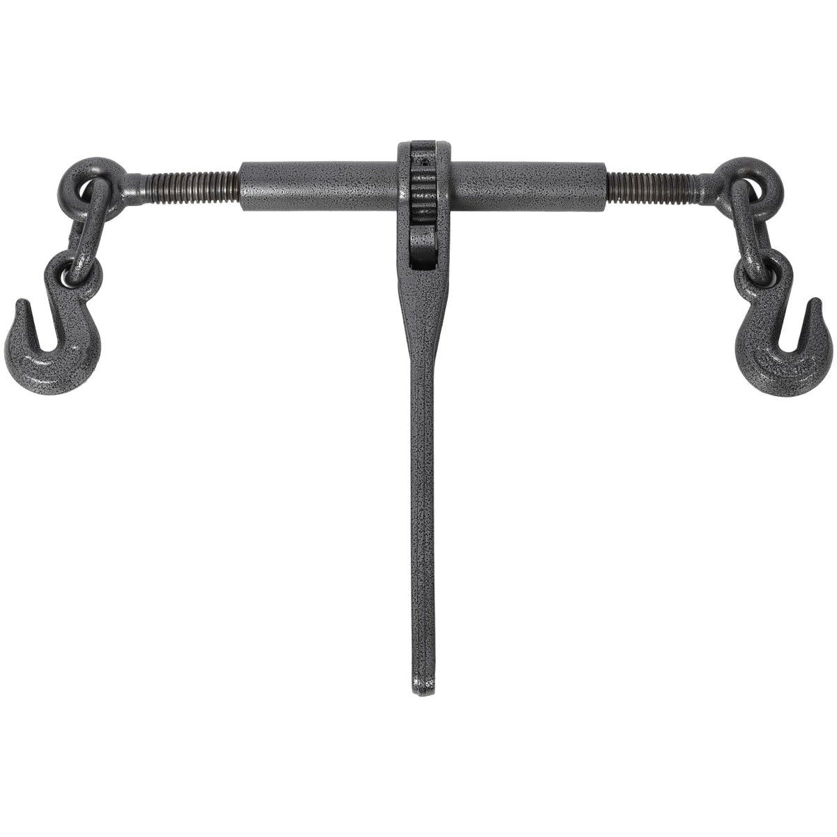 Heavy-Duty Ratchet Binders with Adjustable G70 Hooks - 5400lbs Working Load Capacity, 4-Pack, Black Hammertone