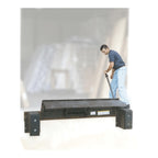 Vestil FM-0648 Steel Mechanical Edge O Dock Leveler 48 in. Ramp Width 6,000 Lb. Capacity Brown
