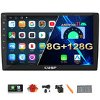 9 inch Android car Stereo Double din car Radio Head Unit Wireless carplay Android auto QLED Touchscreen GPS Navigation Bluetooth WiFi dsp Backup Camera SWC Mirror Link Universal Multimedia Player