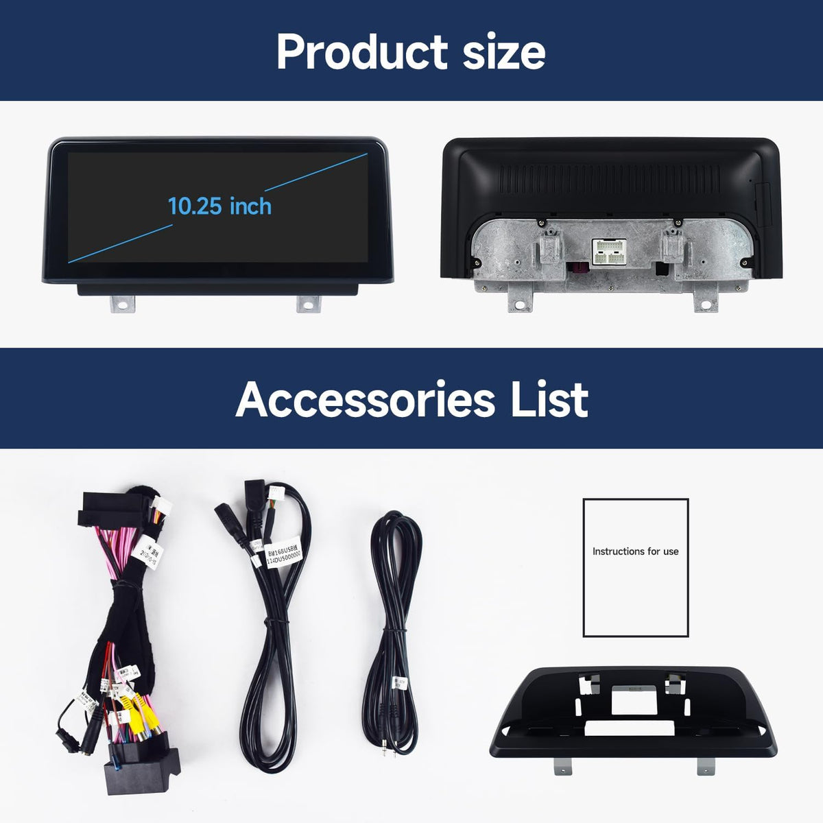 Android Auto 10.25-inch Touch Screen CIC Linux System Navigation