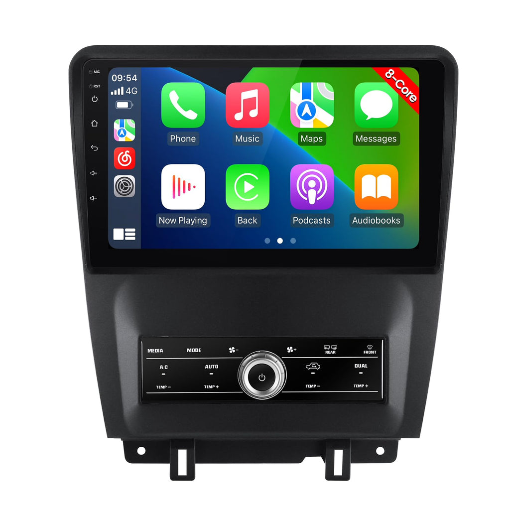 MekedeTech 10'' Android Car Stereo for Ford Mustang 2010-2014,8 Core 4+64G