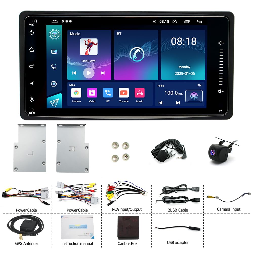 2+64G Car Radio Stereo for Mitsubishi Pajero 2014-2019