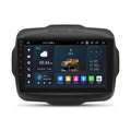 Android 14 Car Stereo Radio for Jeep Renegade 2015-2023, 9 inch QLED Touch Screen GPS Navigation Bluetooth Head Unit Built-in Car Auto Play Support 4G LTE WiFi SWC DSP 6+64GB