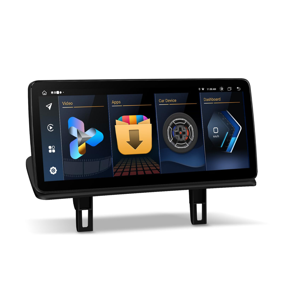 XTRONS 12.3 Inch Android 14 Car Stereo for BMW E81 E82 E87 E88 (2006-2012) CCC System, IPS Touch Screen 4+64GB Global 4G Car Radio GPS Navigation Support Wireless CarPlay Android Auto
