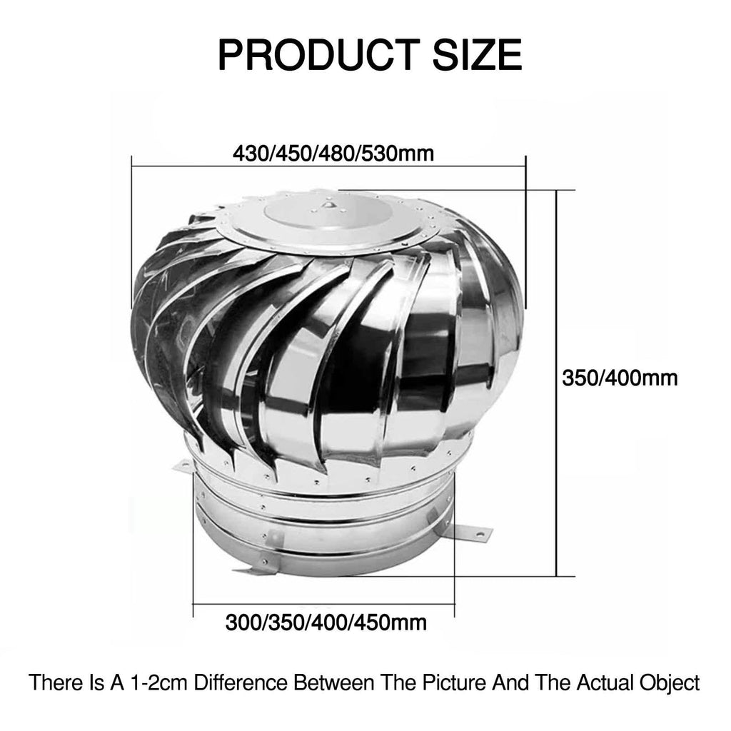 Turbine Roof Ventilator, Wind-driven Rotary Ventilator