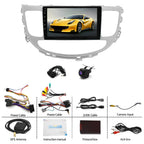 4+64G Double Din Car Stereo for Hyundai Genesis Sedan 2009-2014 Radio Upgrade, 9 Inch Touch Screen Radio Android 13 Car Radio with Wireless Carplay Android Auto Bluetooth GPS AHD Backup Camera WiFi