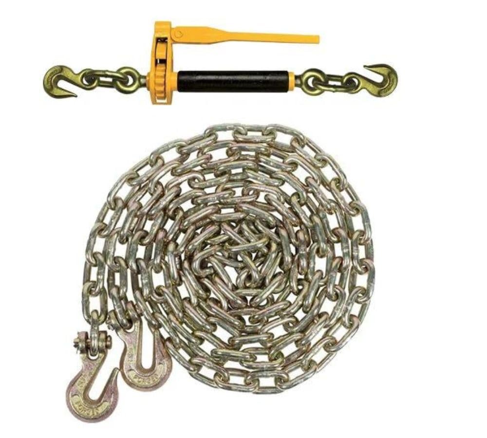 (4 Pack) 5/16-3/8 Peerless QuikBinder Tow Chain Ratchet Binder H5125-0658