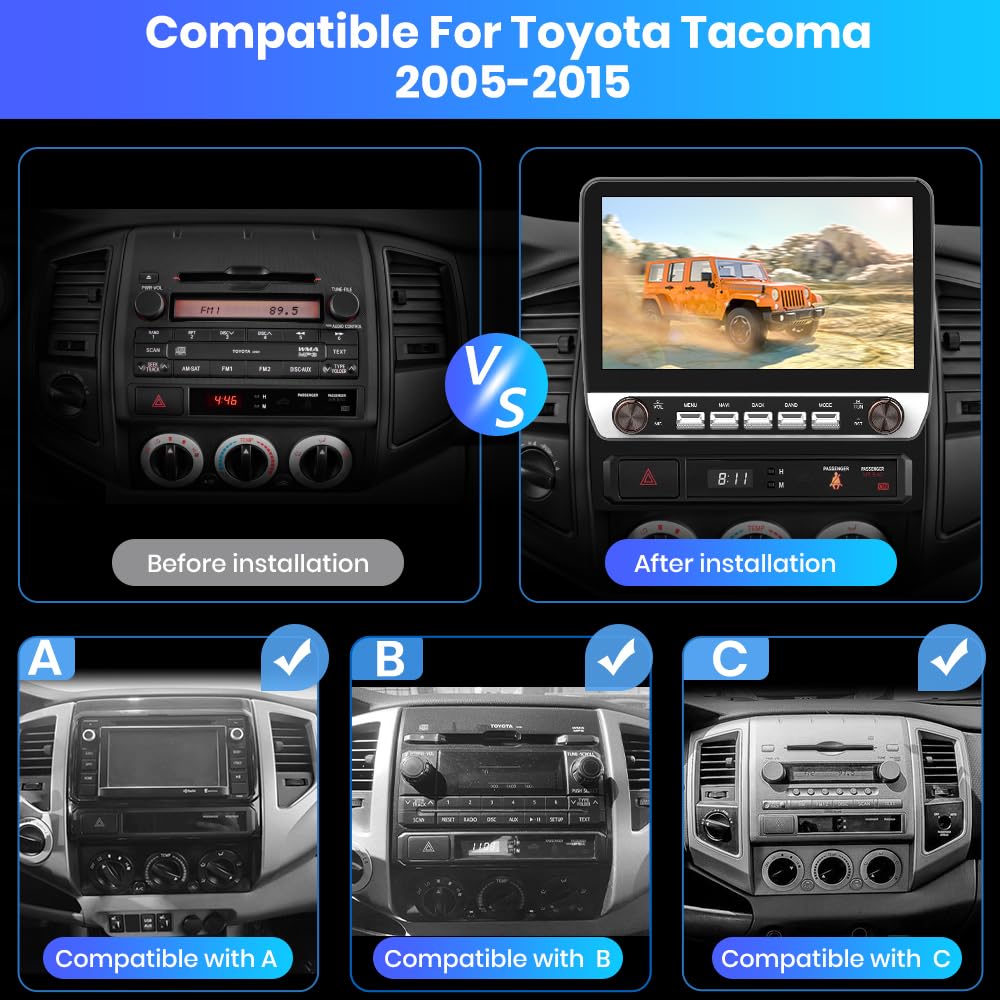Android 13 Car Radio for Toyota Tacoma 2005-2015 [2G+64GB]
