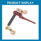 Silscvtt 4pcs Folding Handle with 2 Grab Hooks for 5/16-3/8in Chain
