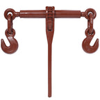 Heavy Duty Ratchet Binders with Hooks, 4-Pack, Red