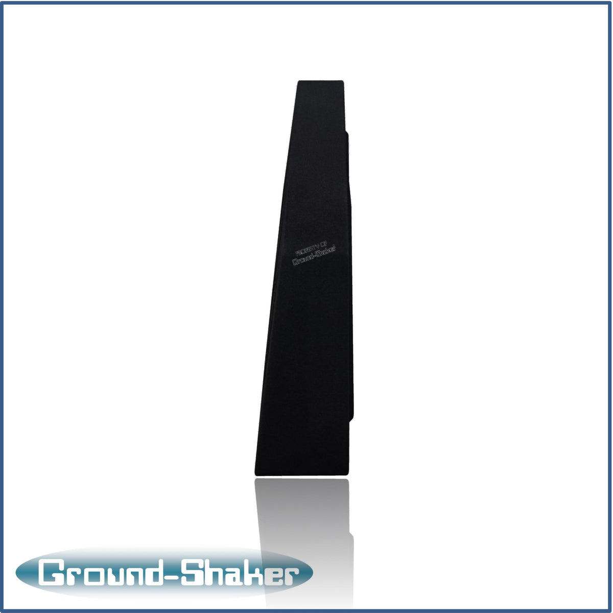 Single Dual Triple Sealed Shallow Mount Sub Box Slim Speaker Box Subwoofer Enclosure (Triple, 12" L7T)