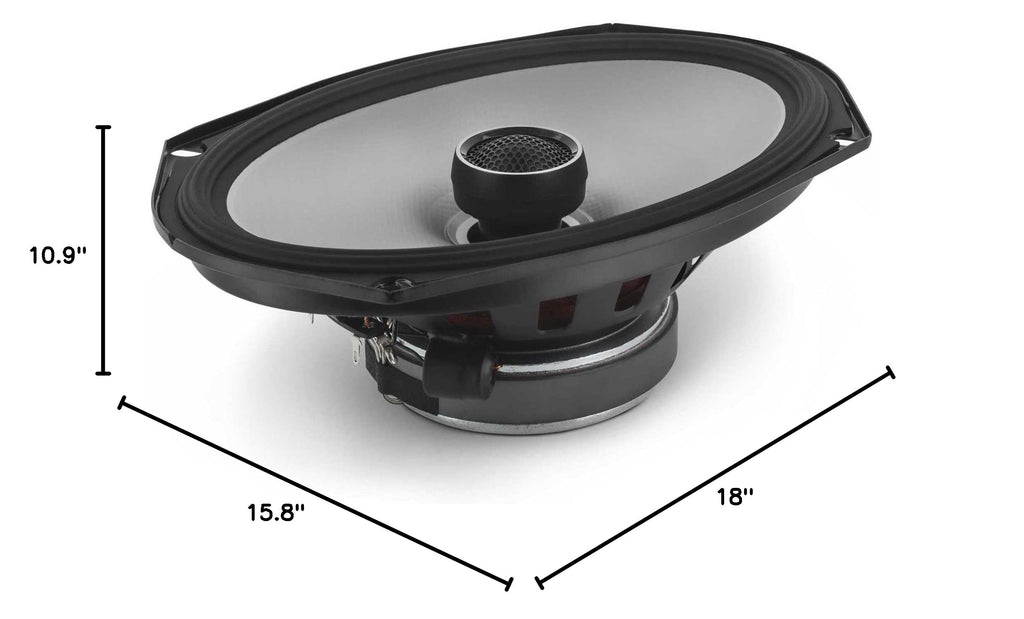 Alpine Speakers 6X9 inch for Toyota Corolla 2014-2019 Upgrade Kit - Pair of S2 Series with Adapters and Harness, Car Audio Rear Deck Speaker S2-S69