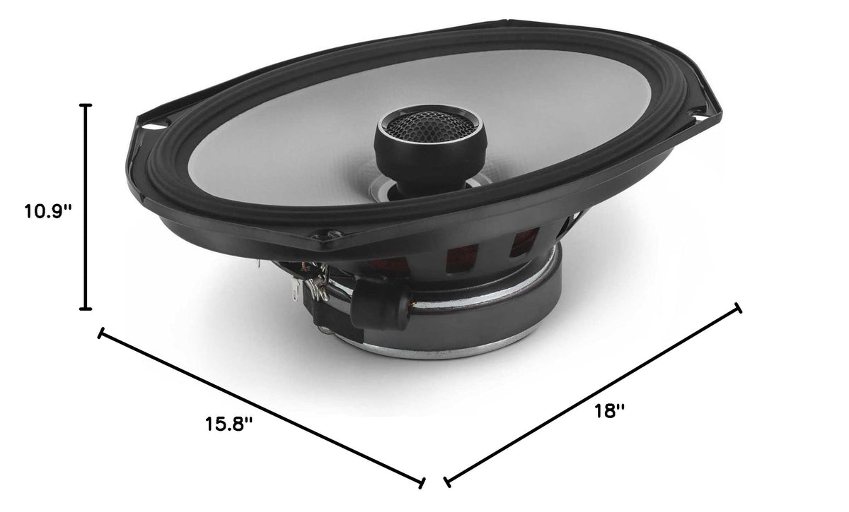 Alpine Speakers 6X9 inch for Toyota Corolla 2014-2019 Upgrade Kit - Pair of S2 Series with Adapters and Harness, Car Audio Rear Deck Speaker S2-S69
