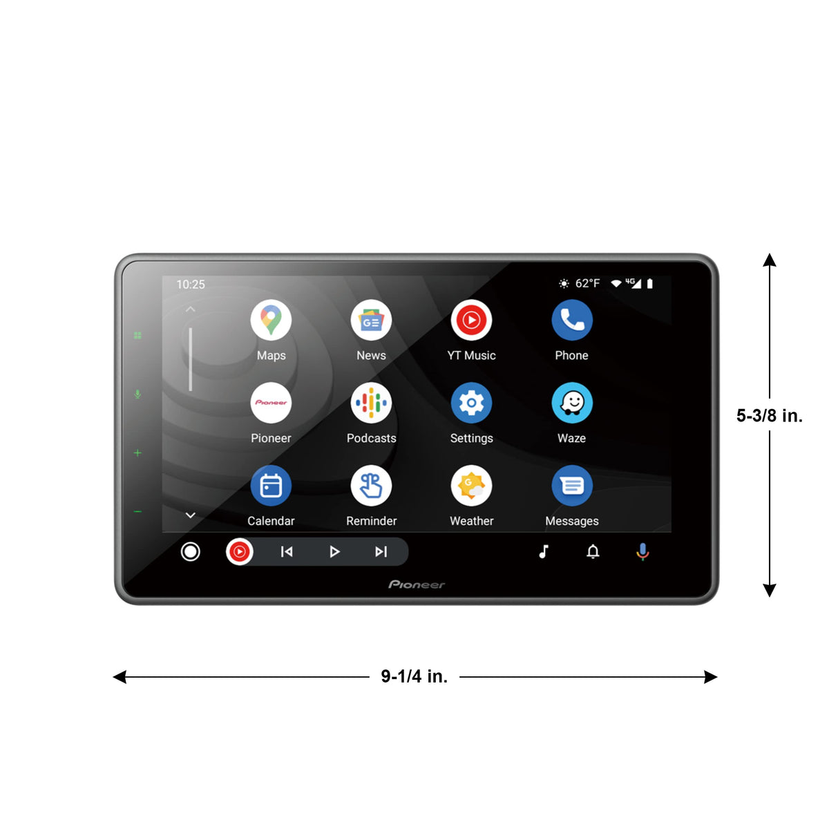 Pioneer DMH-WT3800NEX 9" Digital Multimedia Receiver (Renewed)
