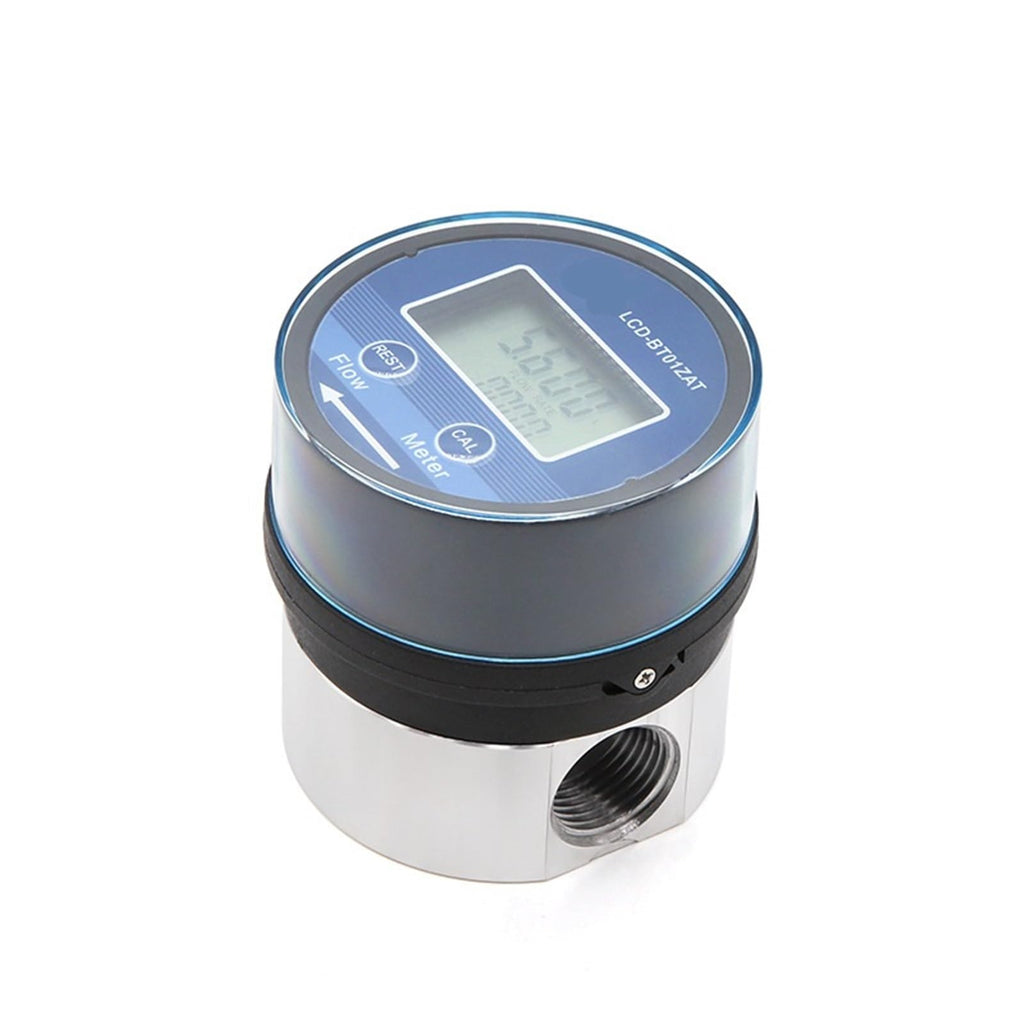 1pcs High Precision Oval Gear Flow Meter Digital Display Flowmeter Liquid Flow Sensor G3/8 G1/2 G3/4 G1 Internal Thread(G3-8)