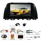4+64G Android 15 Double Din Car Radio Stereo Upgrade for Mazda 6 GL GJ 2012-2017 Radio Replacement 9inch Touch Screen GPS Navi w/Wireless Carplay Android Auto Bluetooth WiFi FM RDS SWC Backup Camera