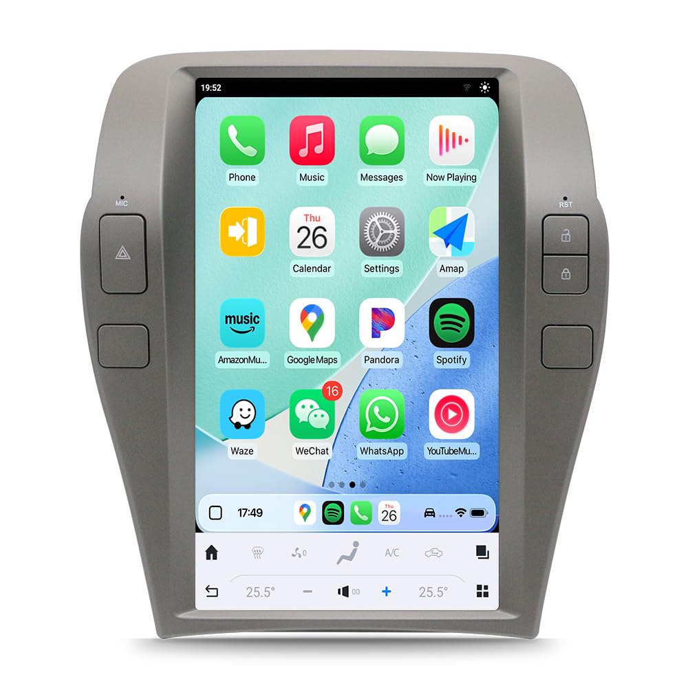Car Radio Stereo for Camaro 2010-2015, Upgrade Touch Screen GPS Navigation Wireless for Apple Carplay Android auto Head Unit,Android 14.0,Bluetooth,WiFi 5G