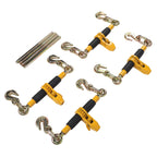12,000lbs Ratchet Load with Detachable Handle, Anti Slip, Proof, 360° Rotation for Transportation, (3/8-1/2)