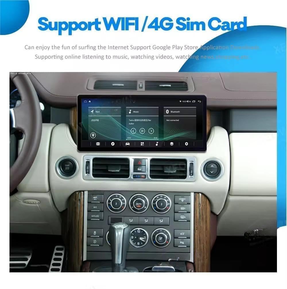Rolax 12.3 inch Android 15 Carplay Compatible for Lexus RX300 RX330 RX350 RX400h 2004-2007 Car Radio Multimedia Stereo GPS Navigation Bluetooth WiFi Wireless Camera SWC