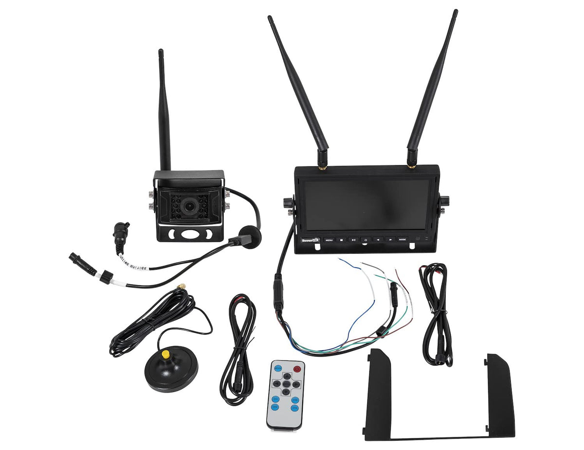 Buyers Products 8883210 Wireless Rear Observation System with Backup Camera, Back Up Monitoring for Trailers and Vehicles, Dump/Refuse Trucks