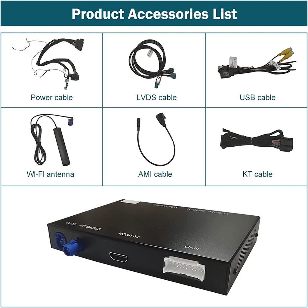 Wireless CarPlay Retrofit Kit Compatible with 2013-2018 Audi A3/S3