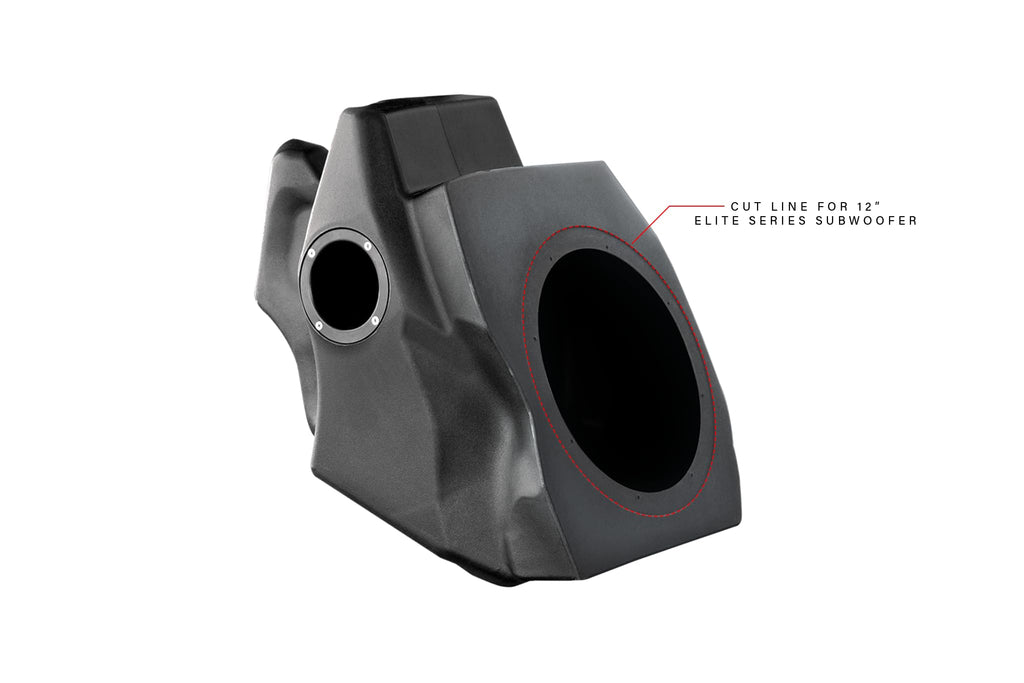UTV Stereo 10" Vented Dash Subwoofer Enclosure for Polaris RZR Pro Series