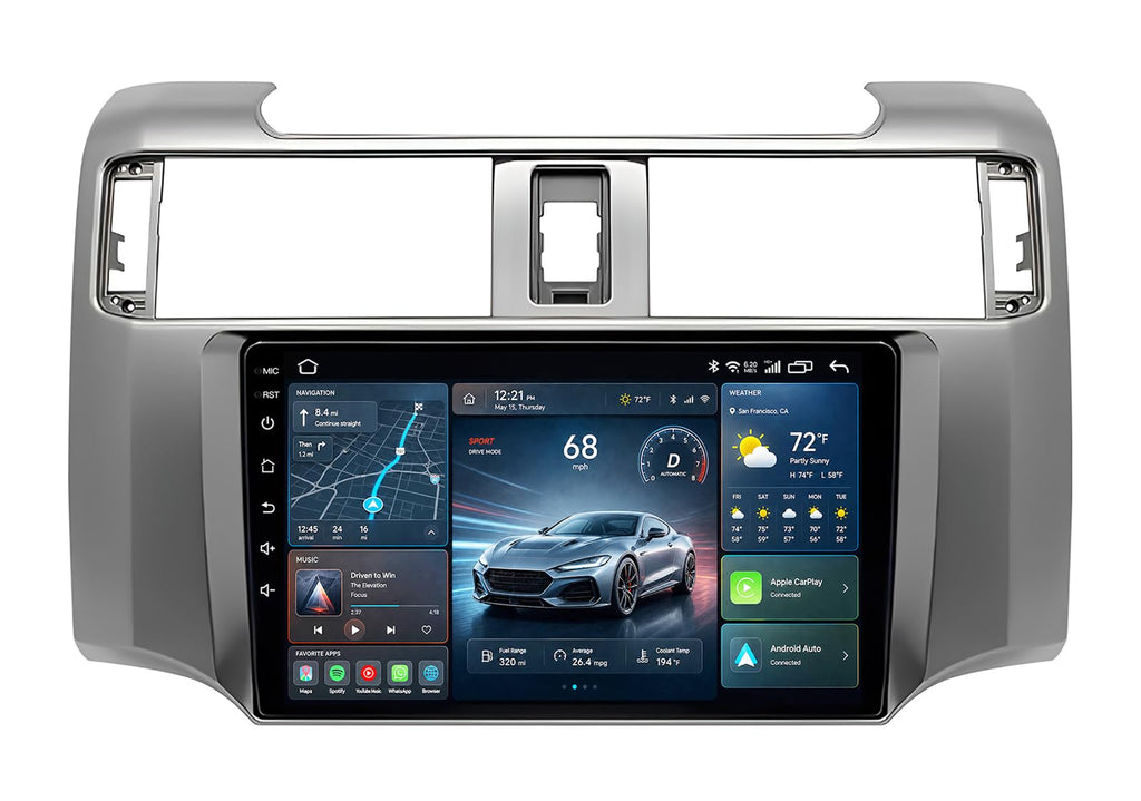 8Core 32GB ROM Android 15 Car Radio for Toyota 4Runner 2010-2019