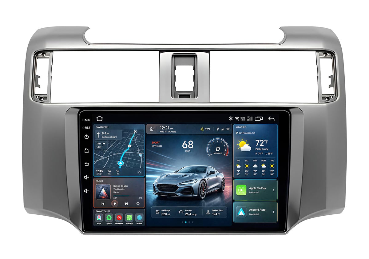 8Core 32GB ROM Android 15 Car Radio for Toyota 4Runner 2010-2019