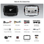 XTRONS 9” Android 15 Car Stereo for Jeep Renegade (2015-2020), 8+128GB