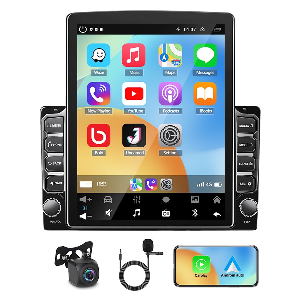 2+64G Car Stereo for Chevy Avalanche 2002 2003 2004 2005 2006 Radio Upgrade 9.7" IPS Touchscreen for Chevy with Wireless Carplay Android Auto, BT FM Radio WiFi GPS EQ SWC+Backup Camera