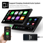 64GB Android14 Car Radio Upgrade for VW Tiguan 1NF 2007-2016 10.4 Inch IPS Touch Screen Supports Wireless Carplay/Android Auto,Steering Wheel Control, WiFi, FM 2GB ROM Car Tablet