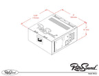RetroRadio Compatible with 1979-84 Ford Mustang Features Include Bluetooth, HD, SiriusXM Ready, AM/FM LCB-M4-228-55-75F8