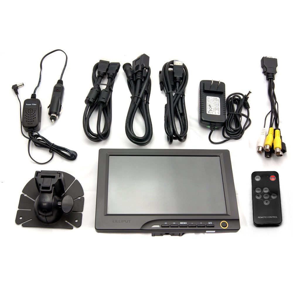 LILLIPUT 8" 869GL-80NP/C/T High Brightness LCD Screen Car Monitor with Hdmi DVI Av VGA By Viviteq