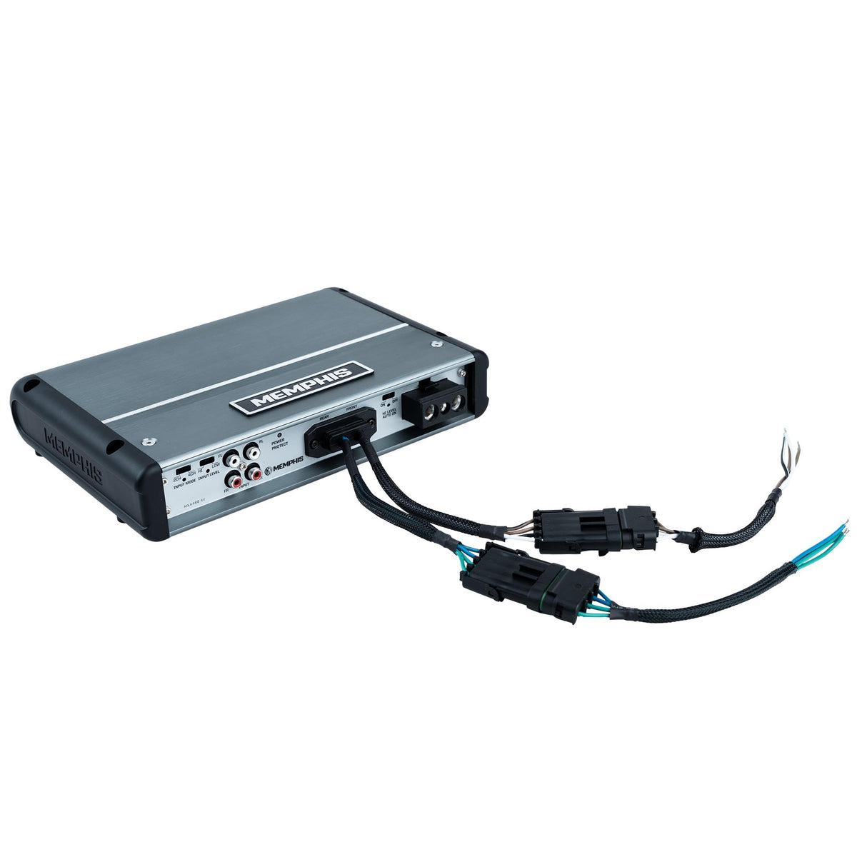Memphis MM500.4V 4-Channel Marine Amplifier, 125x4 at 2 Ohm