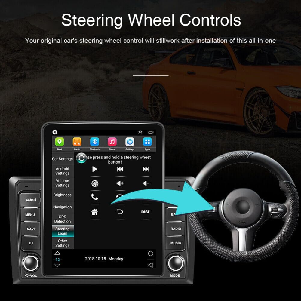 Android 13 Car Stereo Upgrade for Jeep Commander 2006-2010 Radio Head Unit 9.7inch Touchscreen Double Din Stereo with Wireless Carplay Android Auto GPS WiFi Backup Camera,2+32G