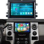 9.7 Inch Android 13 Car Stereo Radio for Ford F150 2009 2010 2011 2012 2013 2014 Touch Screen Double Din with Carplay & Android Auto Bluetooth Wi-FI/Steering Wheel Control/Car Stereo Radio [2GB+32GB]