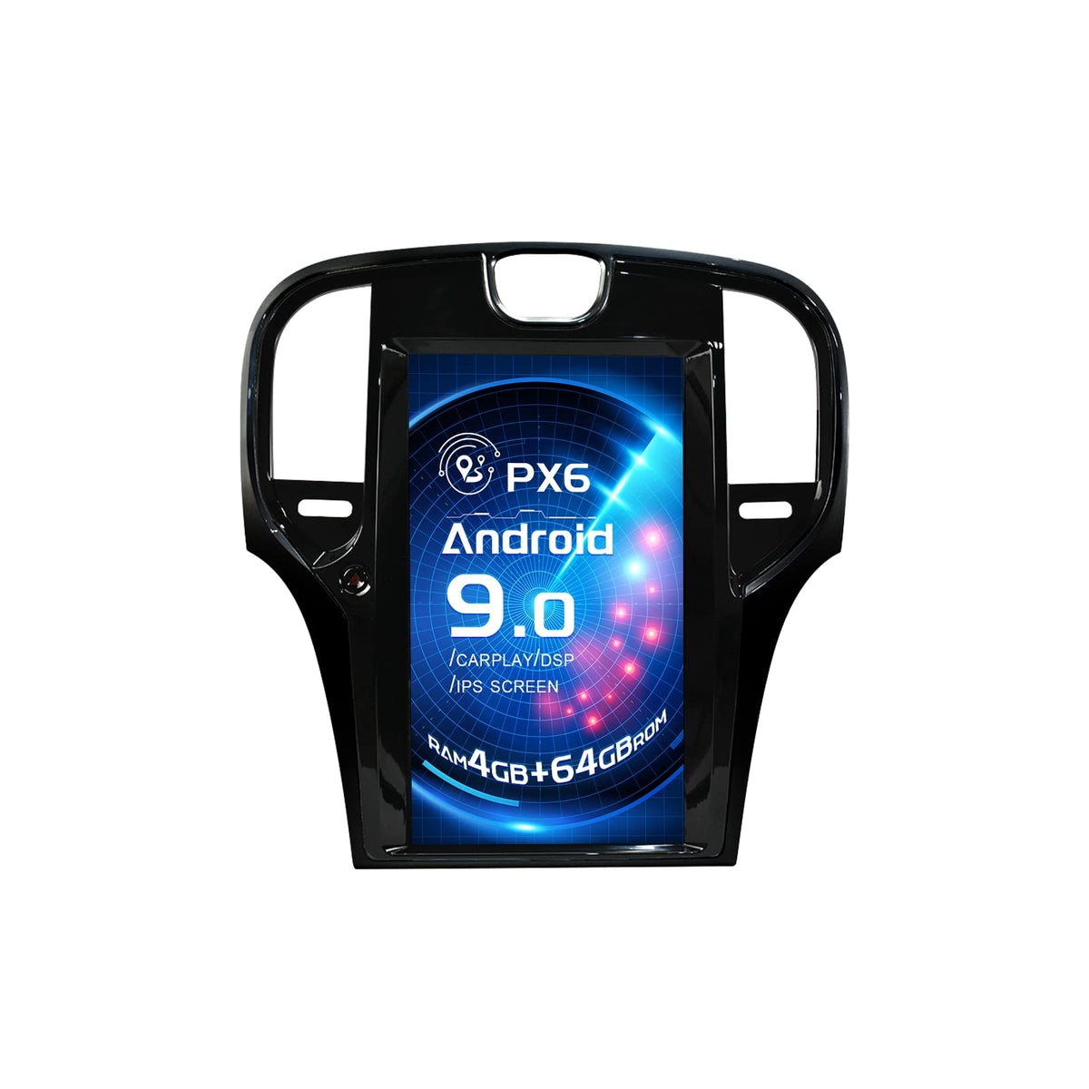 Android 11 Tesla Style 13.3 inch Android Car Radio for Chrysler 300C 300S 2011-2019 Multimedia Player GPS Navigation Multimedia Player Carplay Bluetooth(2015-2019,8+128G)