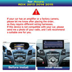 8CORE 8+128GB Android 14 Car Radio Stereo for Acura RDX 2013 2014 2015, 12.3 Inch Touch Screen Head Unit Dash Kit with Wireless CarPlay Android Auto, GPS Navigation Bluetooth SWC WiFi 5G DSP