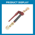 Silscvtt 4pcs Folding Handle with 2 Grab Hooks for 5/16-3/8in Chain