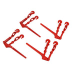 4 Pack Lever Load Binder, 5/16"-3/8" Ratchet Chain Binders, 9200lbs Working Strength with Hooks, for Flatbed Truck, Trailer, Tie Down, Hauling, Towing