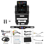 9.7’’ Vertical Touchscreen Car Radio for Ford F150 2009 2010 2011 2012 2013 2014 with Wireless Carplay Android Auto Bluetooth GPS WiFi HiFi SWC FM Backup Camera Mic 2+32G