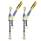 YIYIBYUS Ratcheting Chain Binder 5/16"-3/8", 2 Pack, 5400 Lbs Capacity